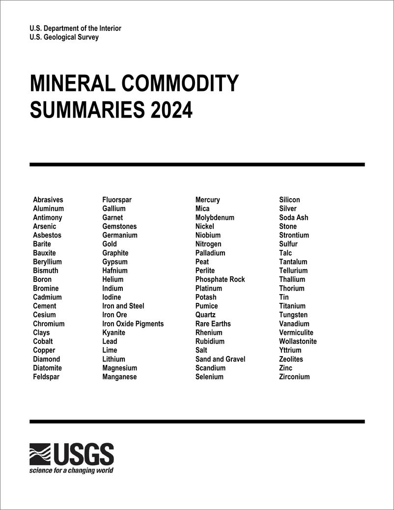 《2024年矿产商品报告》 - 第3页预览图