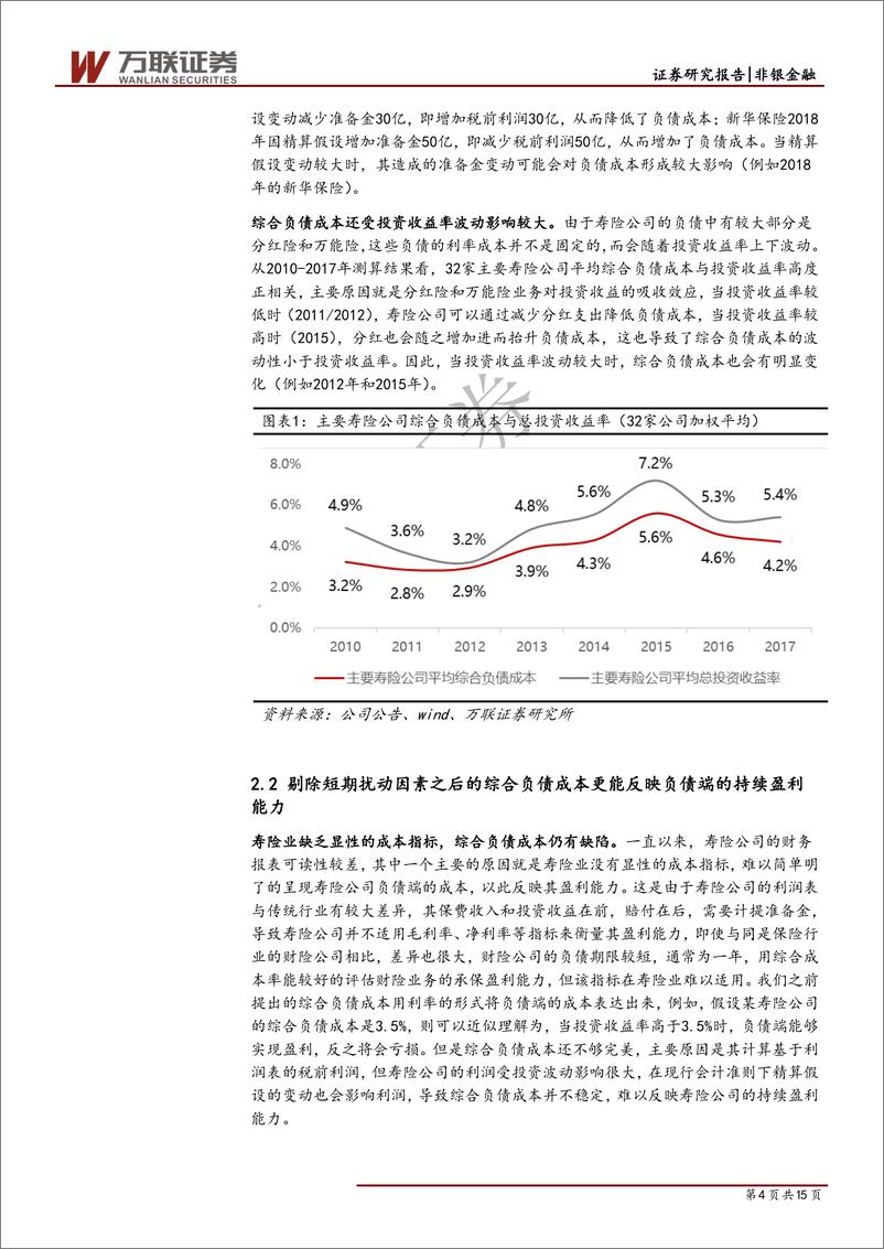 《保险行业专题研究之六：从综合负债成本到修正负债成本-20190514-万联证券-15页》 - 第5页预览图