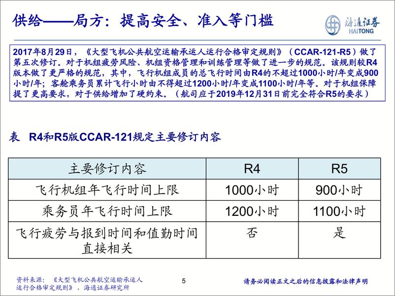 《交通运输行业：航空，春运旺季，供给硬约束-20191106-海通证券-18页》 - 第6页预览图