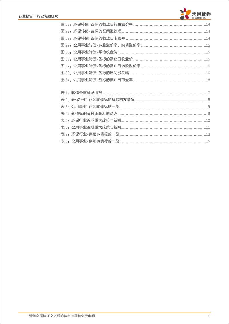 《环保行业天风公用环保五月可转债报告：看好分红较高、盈利能力较强的公用环保类地方国企-20230605-天风证券-18页》 - 第4页预览图