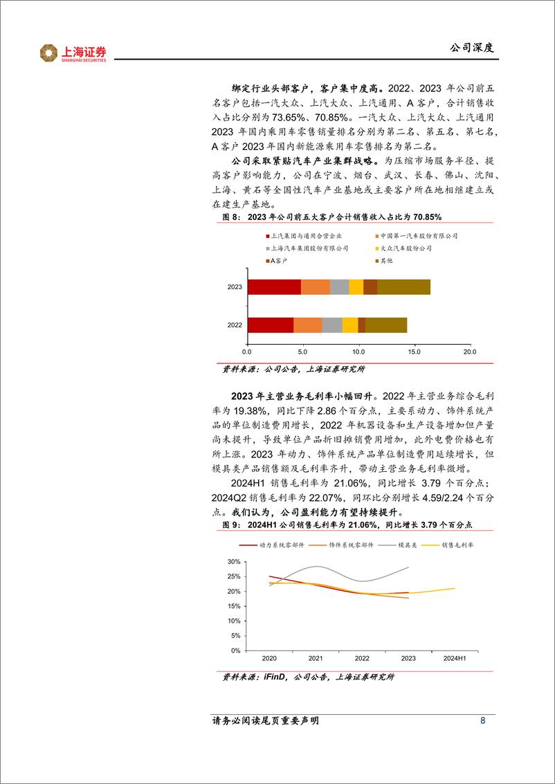 《神通科技(605228)首次覆盖：汽车注塑基本盘稳固，光学镜片开启第二曲线-240911-上海证券-24页》 - 第8页预览图