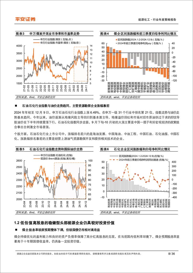 《能源化工行业2025年年度策略报告：能源降价周期，静待底部反转-241214-平安证券-36页》 - 第8页预览图