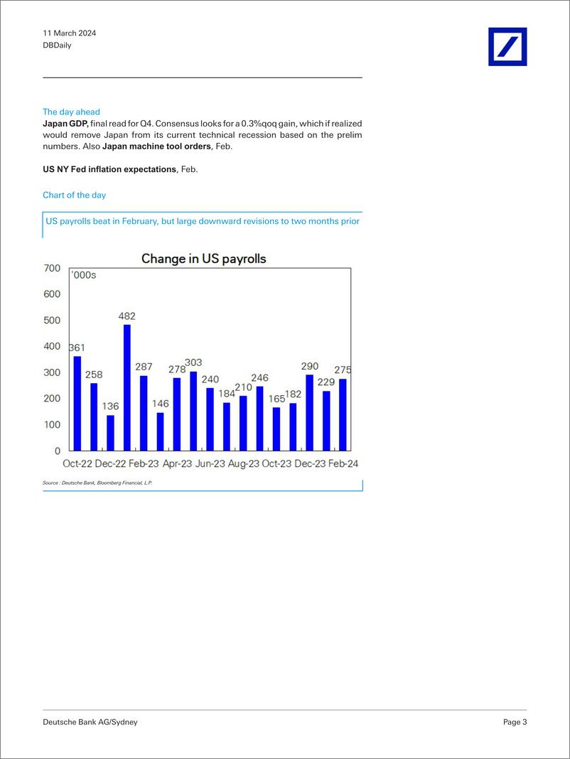 《Deutsche Bank-DBDaily Mixed US payrolls; US CPI this week-106969808》 - 第3页预览图