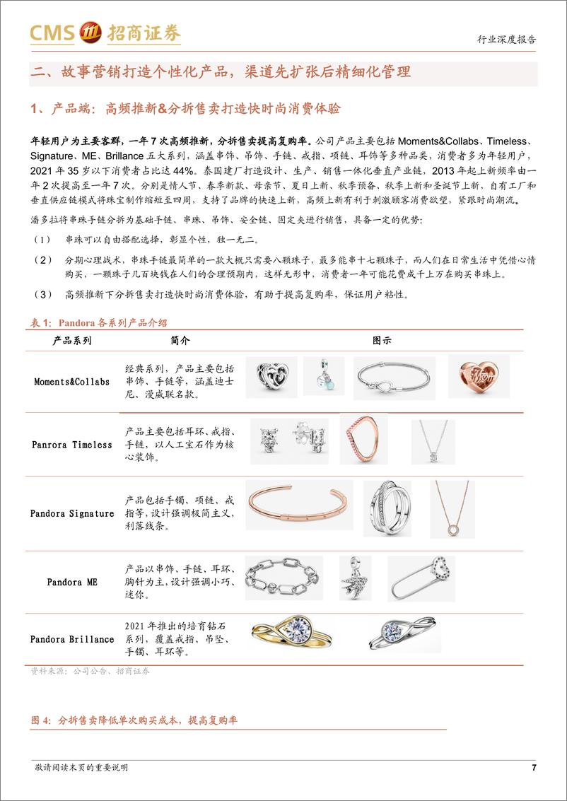 《珠宝行业海外对标研究系列报告（三）：Pandora，高盈利、高周转的快时尚类珠宝龙头-20221227-招商证券-21页》 - 第8页预览图