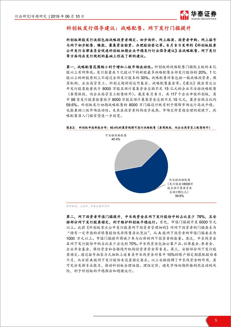 《金融行业打新系列之五：科创板打新系列（二），科创板上市在即，把握打新收益-20190610-华泰证券-14页》 - 第6页预览图