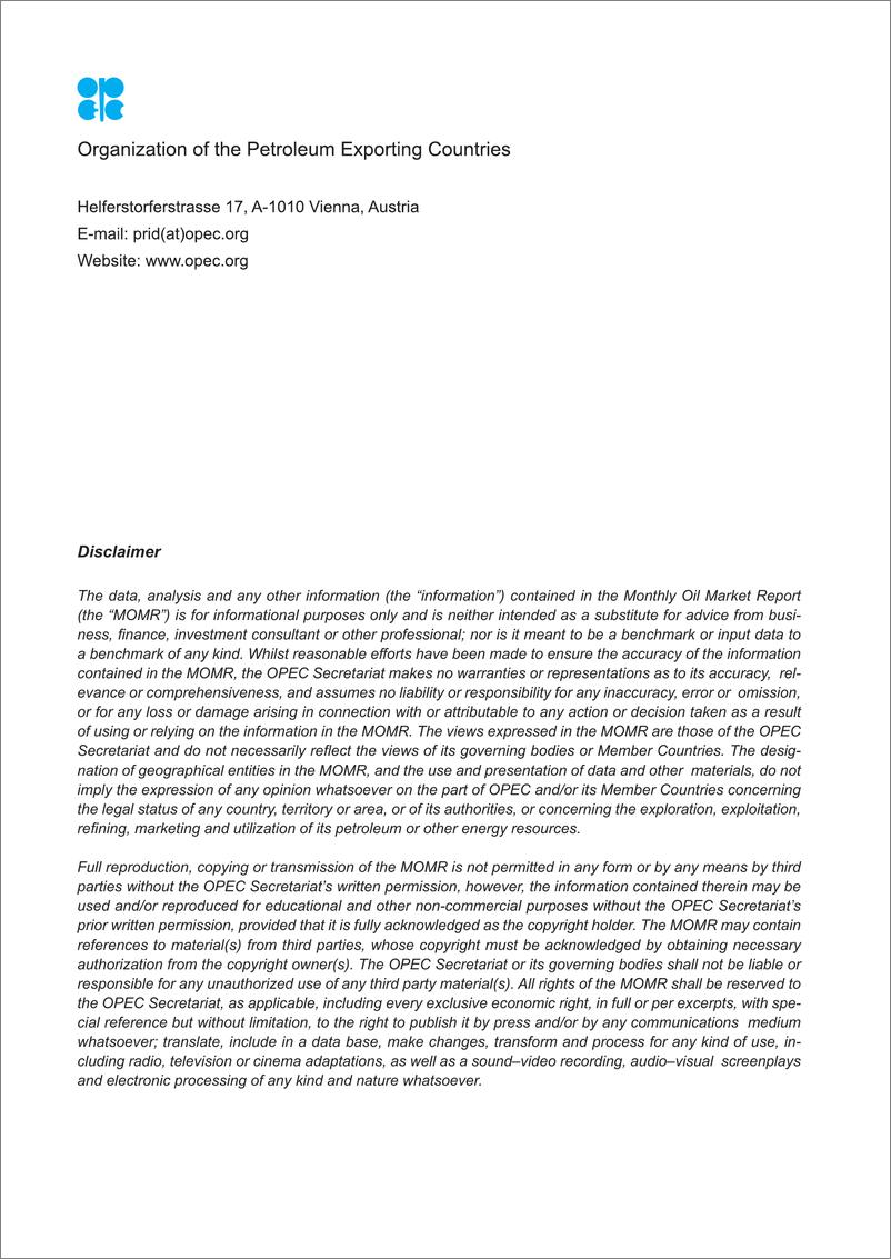 《OPEC+石油市场月报（2023年6月）-94页》 - 第3页预览图