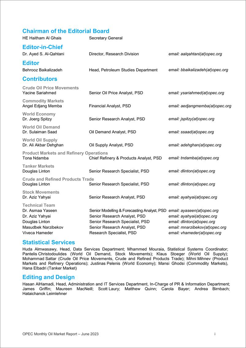 《OPEC+石油市场月报（2023年6月）-94页》 - 第4页预览图