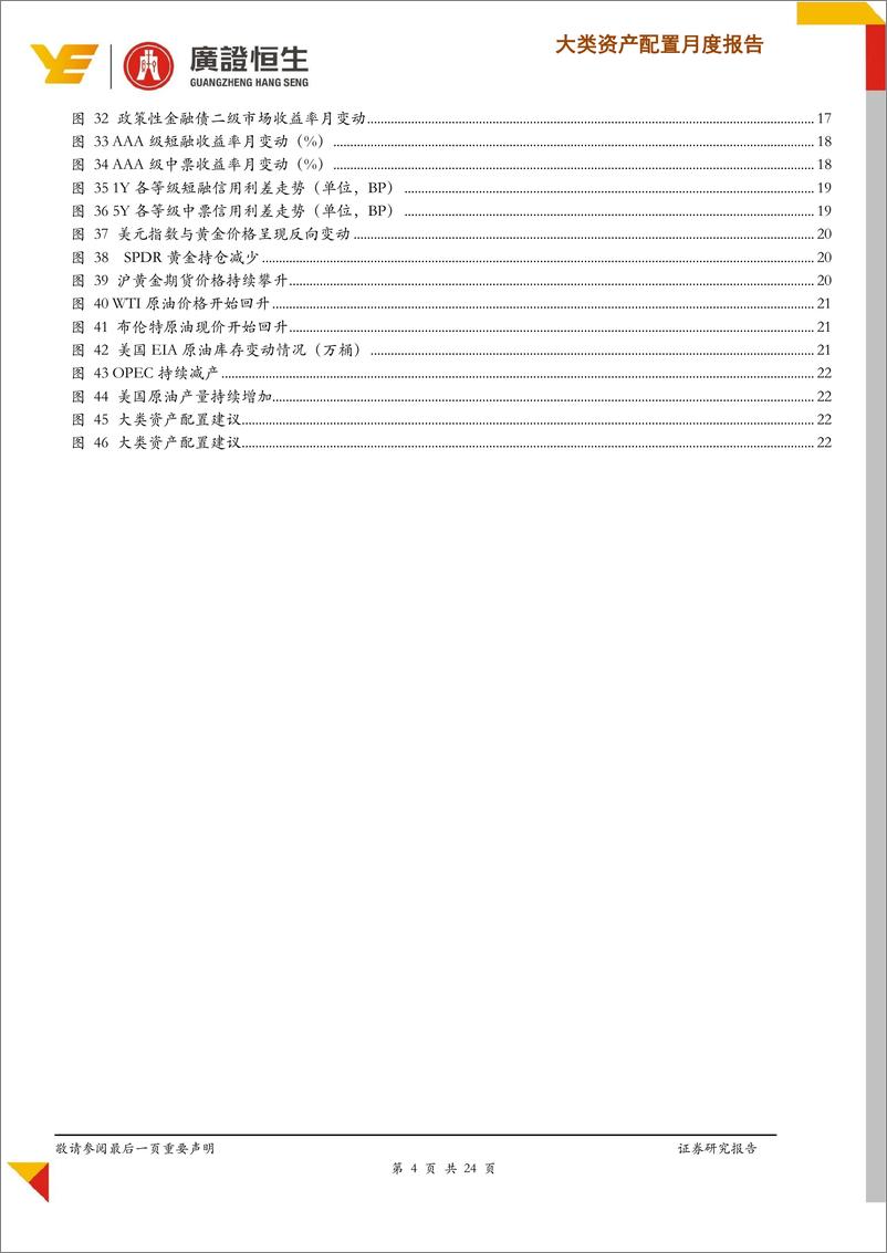 《2019年3月份宏观经济和大类资产配置策略：配置观点，市场情绪高涨，权益类资产占优-20190301-广证恒生-24页》 - 第5页预览图