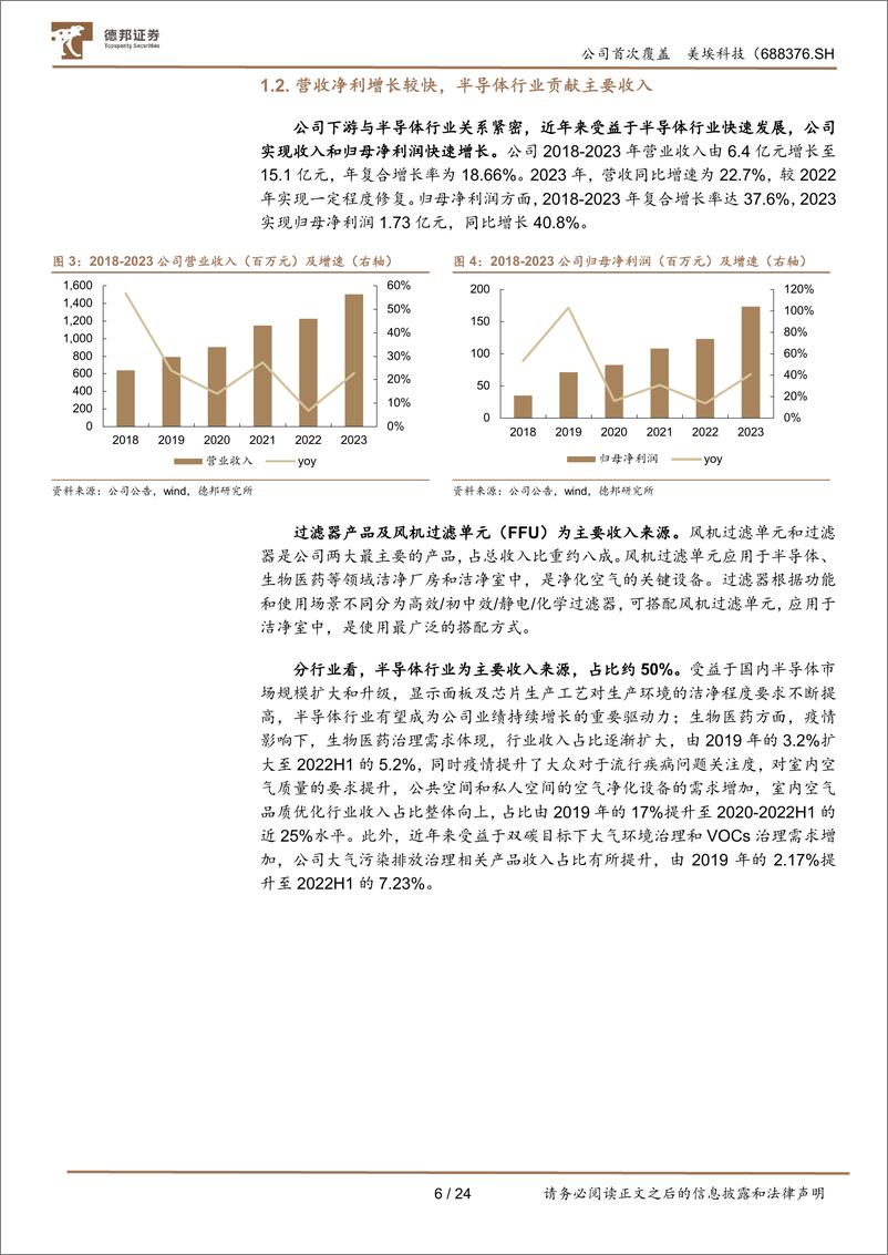 《德邦证券-美埃科技-688376-洁净室设备龙头，设备＋耗材双轮驱动》 - 第6页预览图