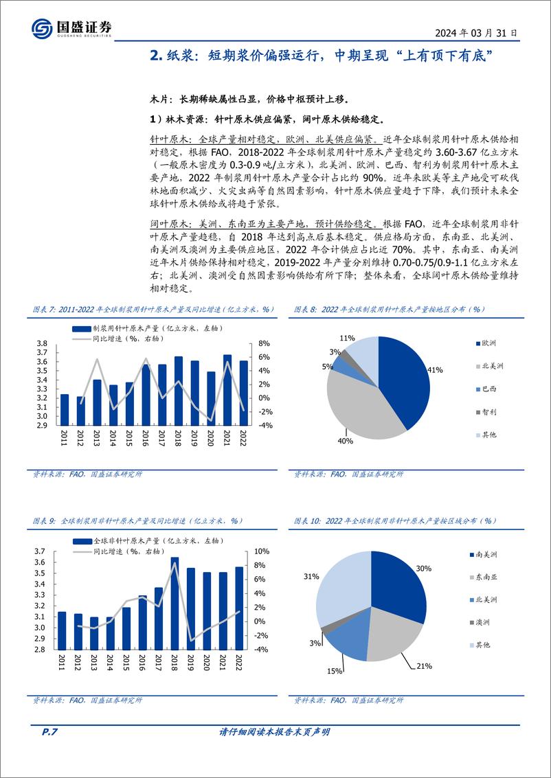 《造纸：资源为王，供给下降，盈利中枢上行》 - 第7页预览图