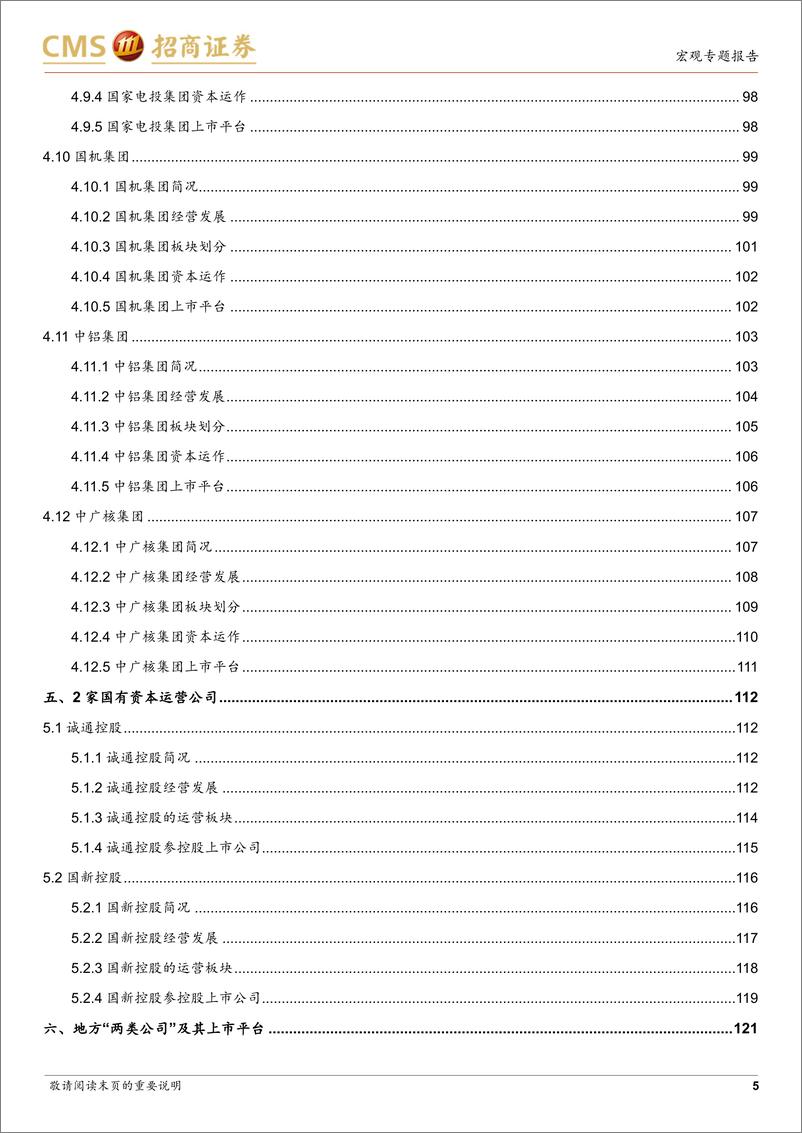 《国有资本投资公司专题研究之二：“两类公司”布局及旗下上市公司梳理-20230207-招商证券-123页》 - 第6页预览图