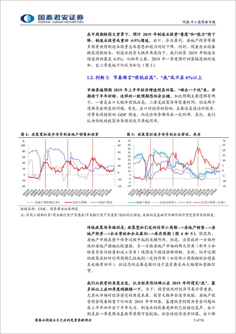 《中小盘策略专题：总量团队嫁接买方视角共同解读2019-20190307-国泰君安-56页》 - 第6页预览图