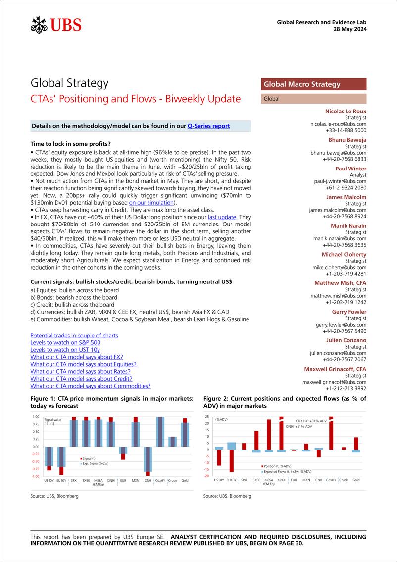 《UBS Equities-Global Strategy _CTAs Positioning and Flows - Biweekly Upda...-108419032》 - 第1页预览图