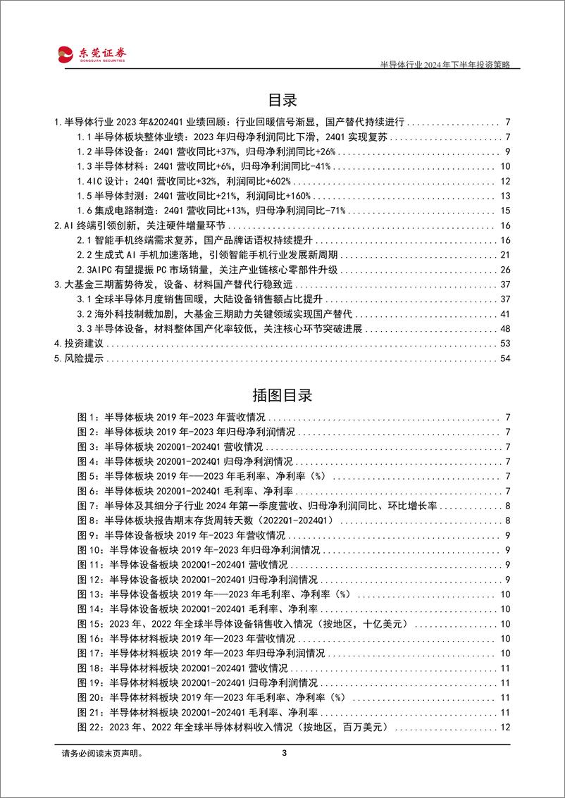 《东莞证券-半导体行业2024年下半年投资策略：AI驱动行业景气向上，大基金三期助力国产腾飞》 - 第3页预览图