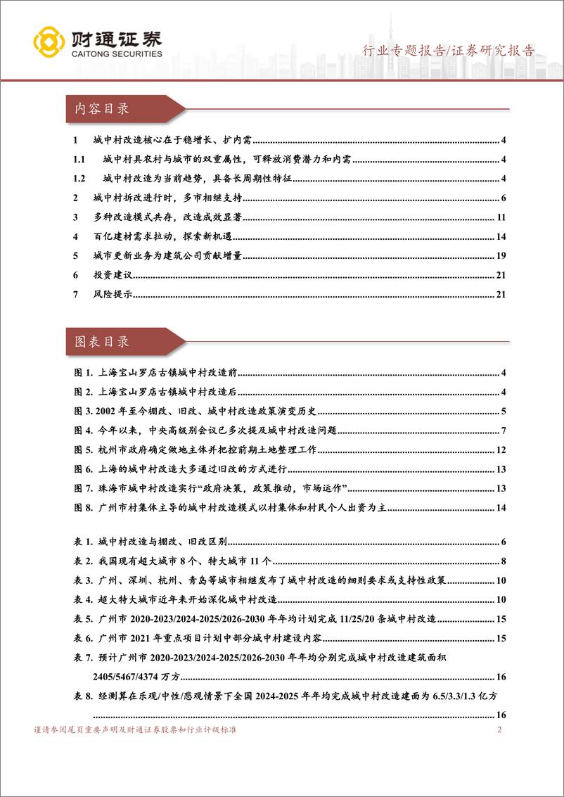 《建筑材料行业城中村改造专题报告：稳增长，扩内需，新改造，新期盼-20230728-财通证券-22页》 - 第3页预览图