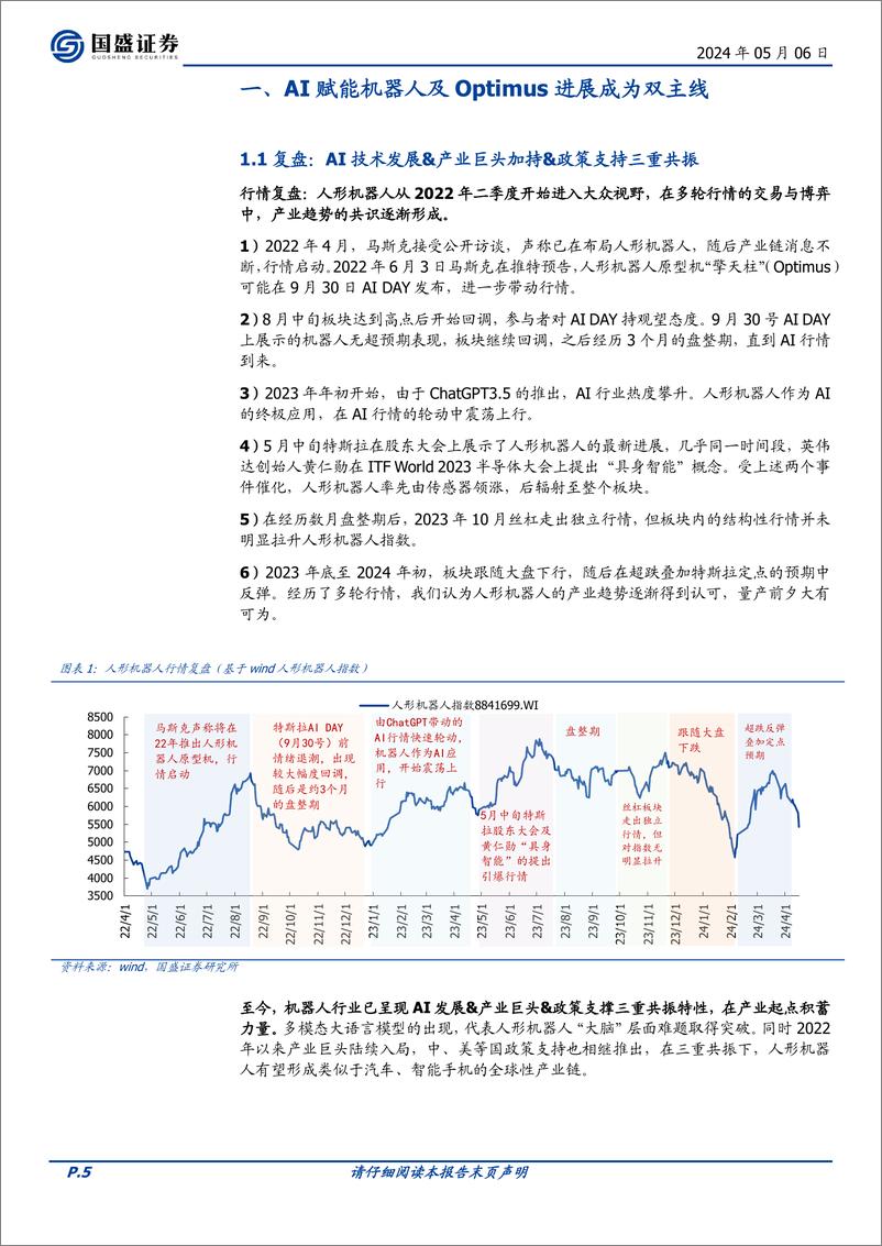 《机械设备行业深度：中美共振，人形机器人产业奇点到来》 - 第5页预览图