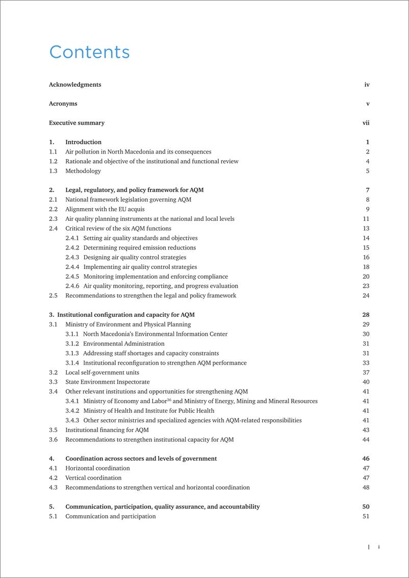 《世界银行-北马其顿空气质量管理的制度和职能审查（英）-2024-92页》 - 第3页预览图