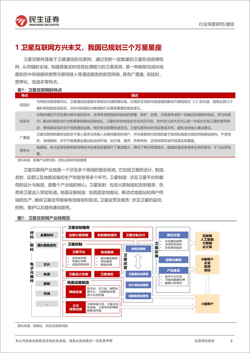 《商业航天行业专题报告：千帆星座组网加速部署，出海需求逐步涌现-241125-民生证券-22页》 - 第3页预览图