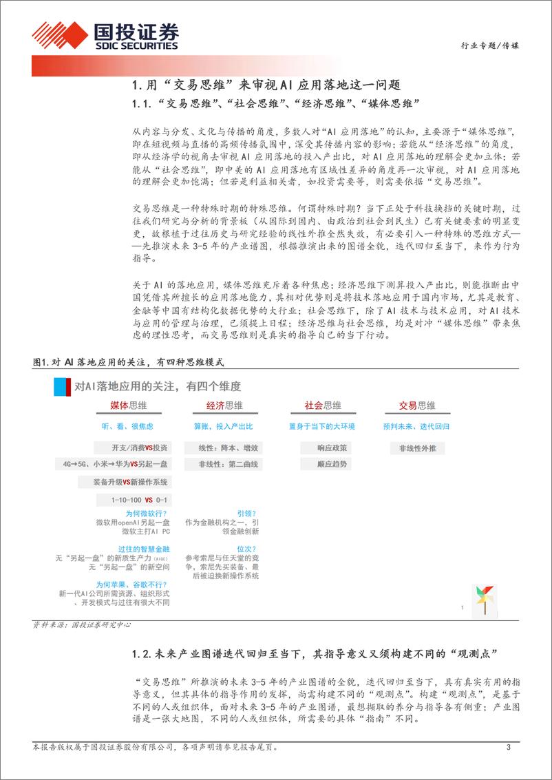 《传媒行业AIGC专题报告十五：AI应用落地，难点到底在哪里？-240408-国投证券-15页》 - 第3页预览图