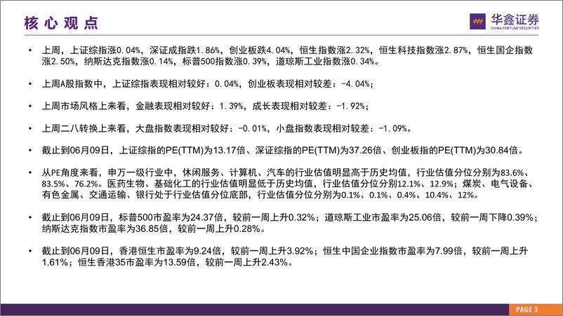 《策略专题报告：市场估值水平概览，市场估值到哪了？-20230612-华鑫证券-26页》 - 第4页预览图