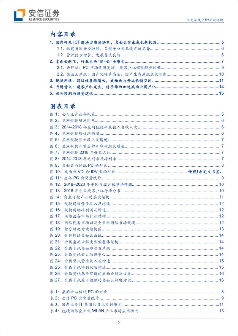 《星网锐捷-002396-华为桌面云战略合作，开启商业PC全面替换-20190923-安信证券-19页》 - 第4页预览图