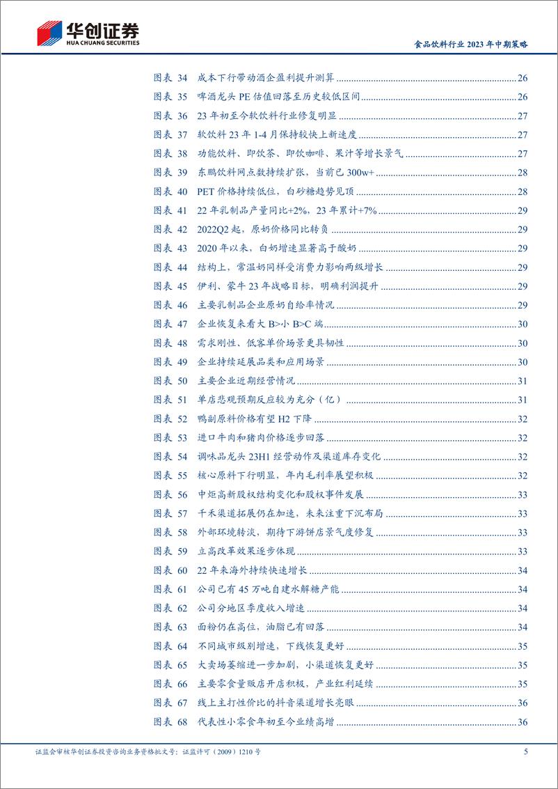 《食品饮料行业2023年中期策略：莫愁前路无知己，天下谁人不识君-20230725-华创证券-39页》 - 第6页预览图