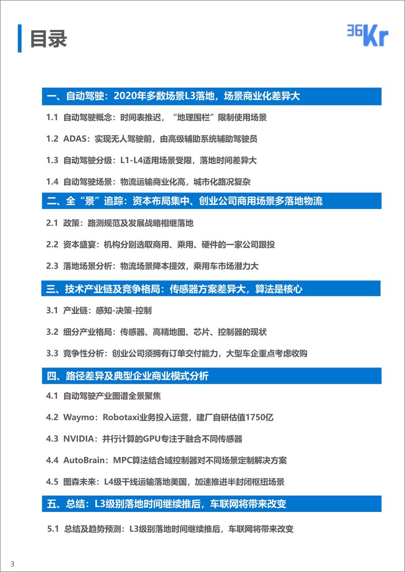 《36Kr-自动驾驶专题行研报告-2019.6-39页》 - 第4页预览图