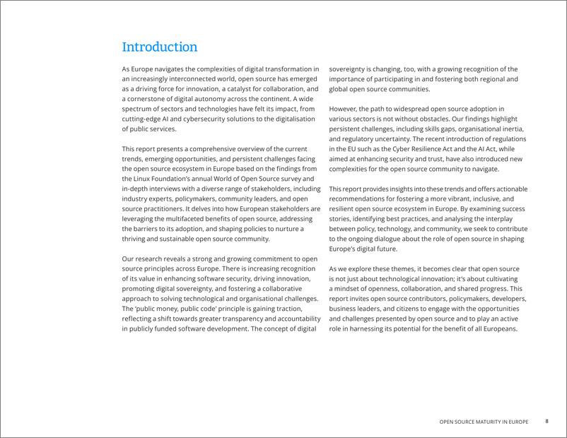 《欧洲的开源成熟度_2024年的里程碑_机遇与路径研究报告_英文版_》 - 第8页预览图