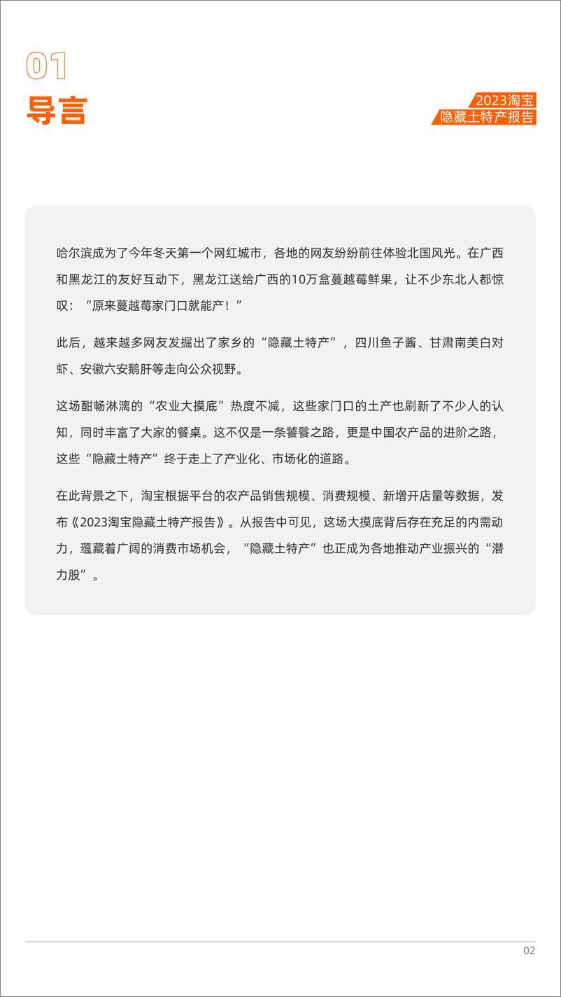 《2023淘宝隐藏土特产报告：发掘家门口的新宝贝-淘宝-2024-18页》 - 第3页预览图