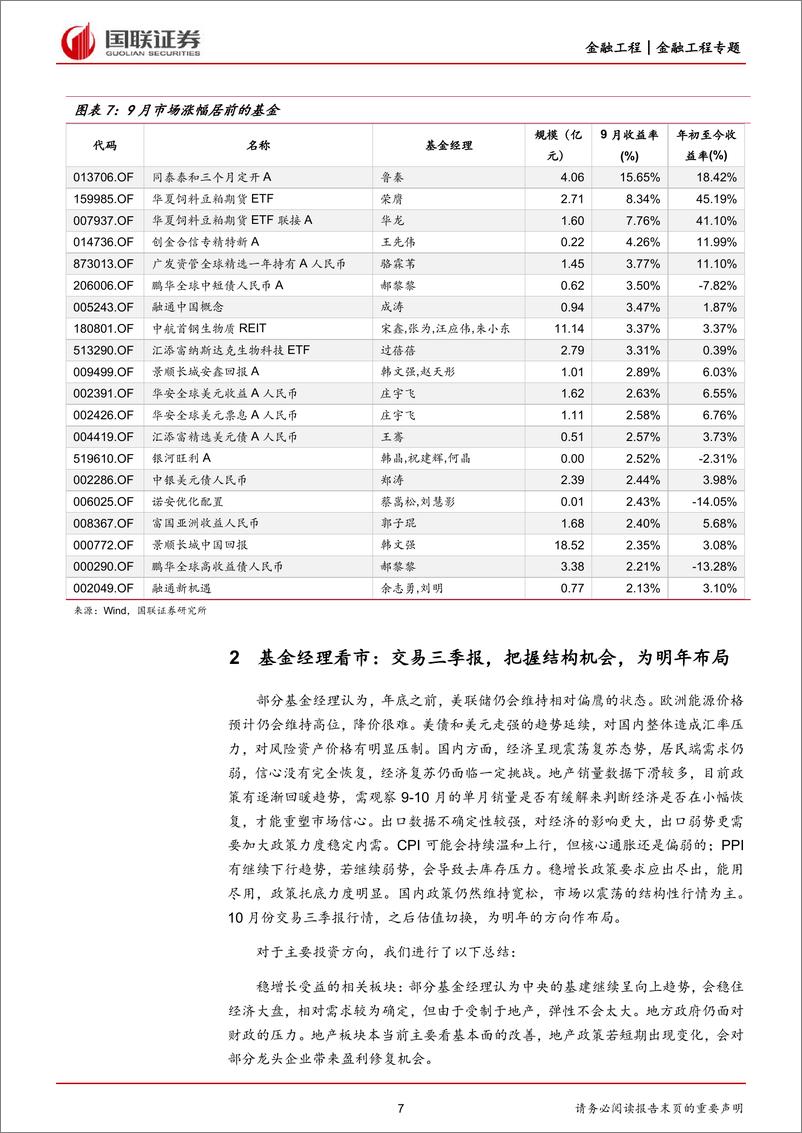 《基金10月投资策略：稳中求进，均衡配置-20221012-国联证券-23页》 - 第8页预览图