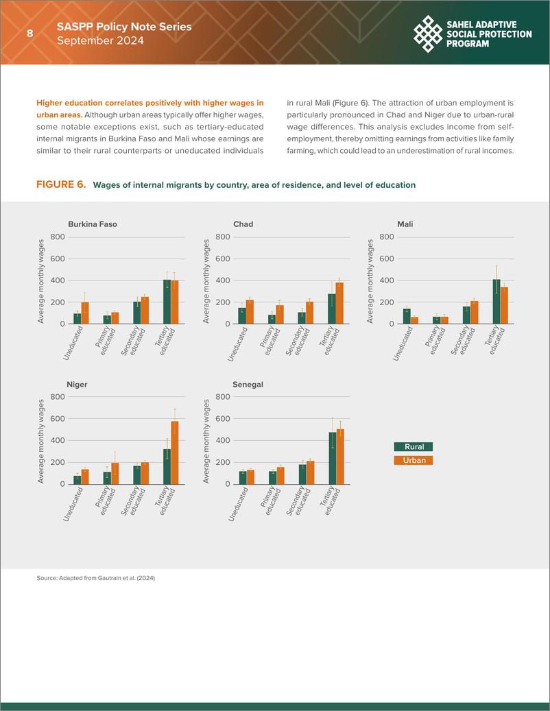 《世界银行-萨赫勒地区的人口流动：对社会保护计划和制度的影响（英）-2024-16页》 - 第8页预览图