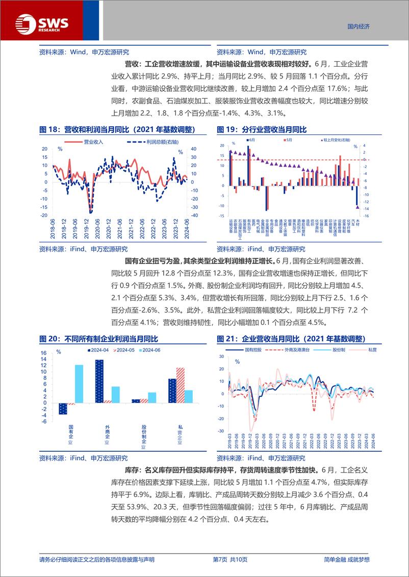 《工业企业效益数据点评(24.06)：弱补库下半场，结构分化-240727-申万宏源-10页》 - 第7页预览图