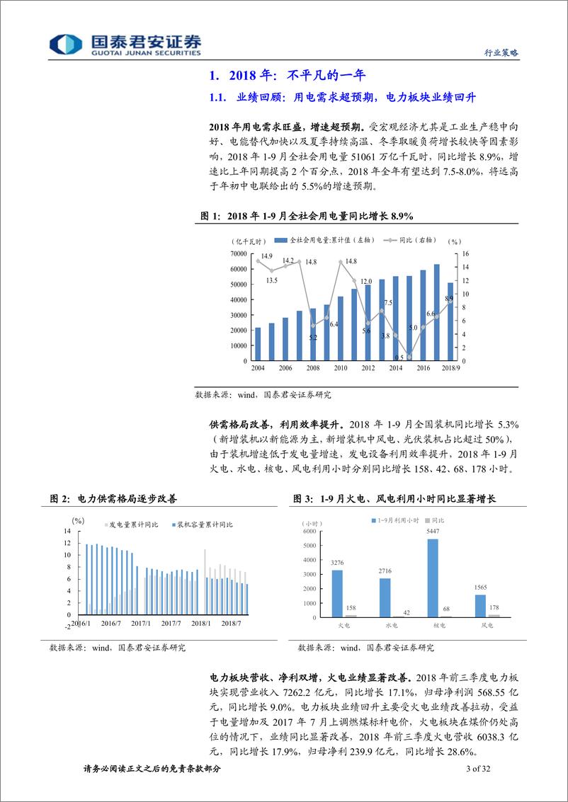 《公用事业行业2019年投资策略：曙光已现，潜伏在黎明之前-20190104-国泰君安-32页》 - 第4页预览图