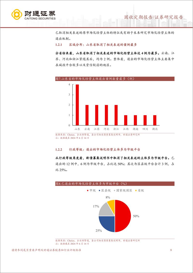 《固收定期报告：市场化经营主体向经济发达地区边际转移-240618-财通证券-20页》 - 第8页预览图