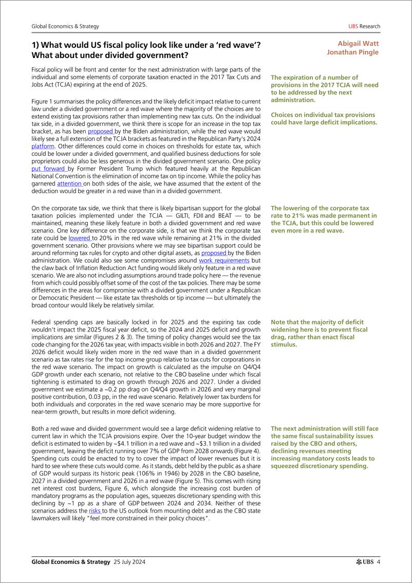 《UBS Economics-Global Economics  Strategy _The US Election Compendium - 10.. (1)》 - 第4页预览图