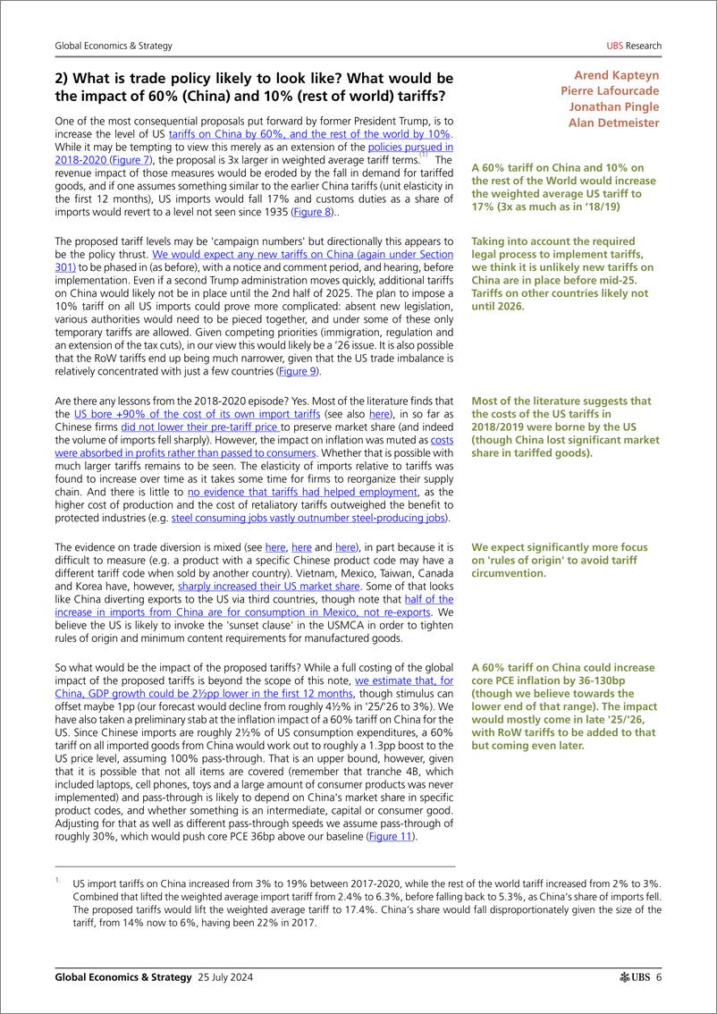 《UBS Economics-Global Economics  Strategy _The US Election Compendium - 10.. (1)》 - 第6页预览图