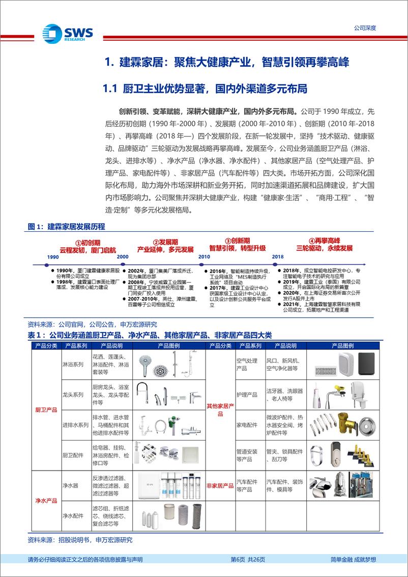 《建霖家居(603408)深耕厨卫拓展大健康产业，外销内销齐发力驱动增长-240926-申万宏源-26页》 - 第6页预览图