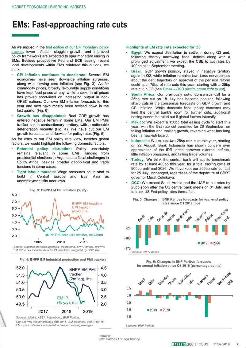 《巴黎银行-新兴市场-宏观策略-美联储之后的新兴市场货币政策展望-20190711-9页》 - 第3页预览图