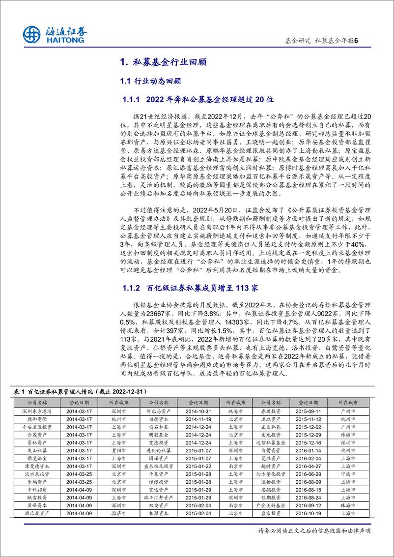 《2022年度私募基金年度报告：市场环境跌宕起伏，备案数量稳定增长-20230202-海通证券-28页》 - 第7页预览图