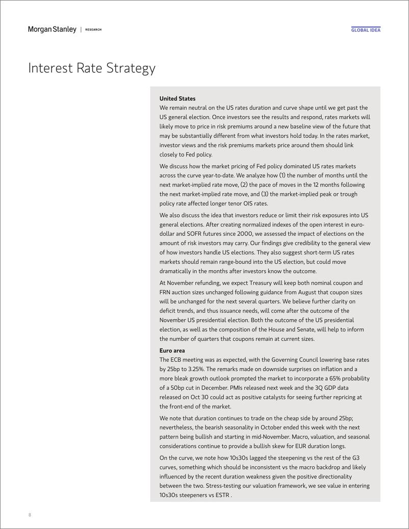 《Morgan Stanley Fixed-Global Macro Strategist The Election Godot Will Show-》 - 第8页预览图