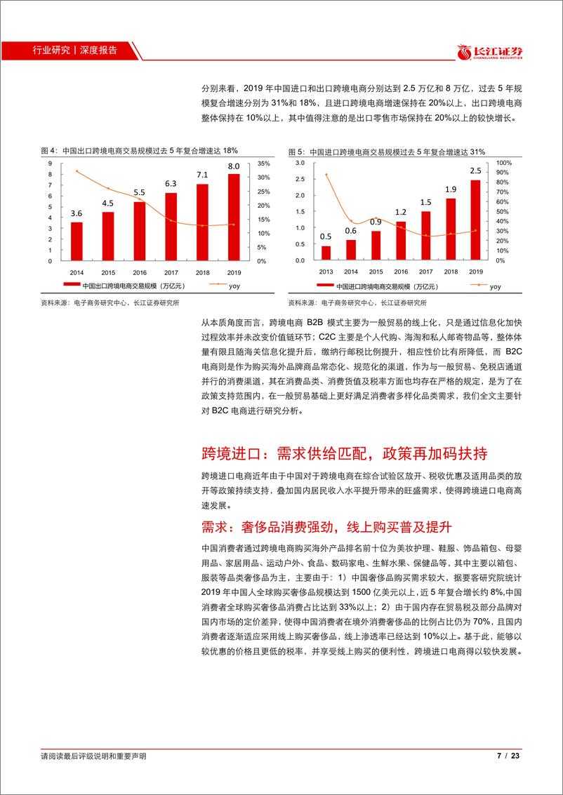 《零售行业纵览电商之四：从产业趋势看跨境电商前景-20200807-长江证券-23页》 - 第7页预览图