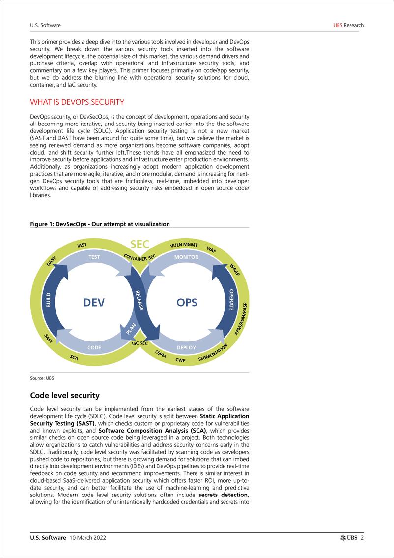 《瑞银-美股软件行业-DevOps Security，一个值得投资者关注的增长市场-2022.3.10-24页》 - 第3页预览图