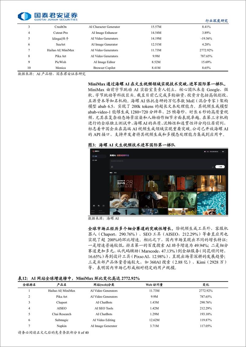 《计算机行业：AI应用竞争持续聚焦，终端创新迎来突破-241126-国泰君安-40页》 - 第7页预览图