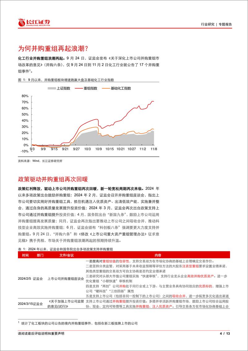 《化工行业专题：并购重组有哪些方向？-241120-长江证券-13页》 - 第4页预览图