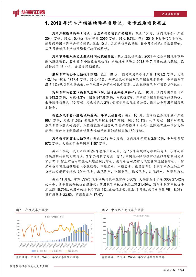 《2020年汽车行业策略报告：追逐乘用车消费升级、关注商用车重卡龙头-20191218-华宝证券-24页》 - 第6页预览图