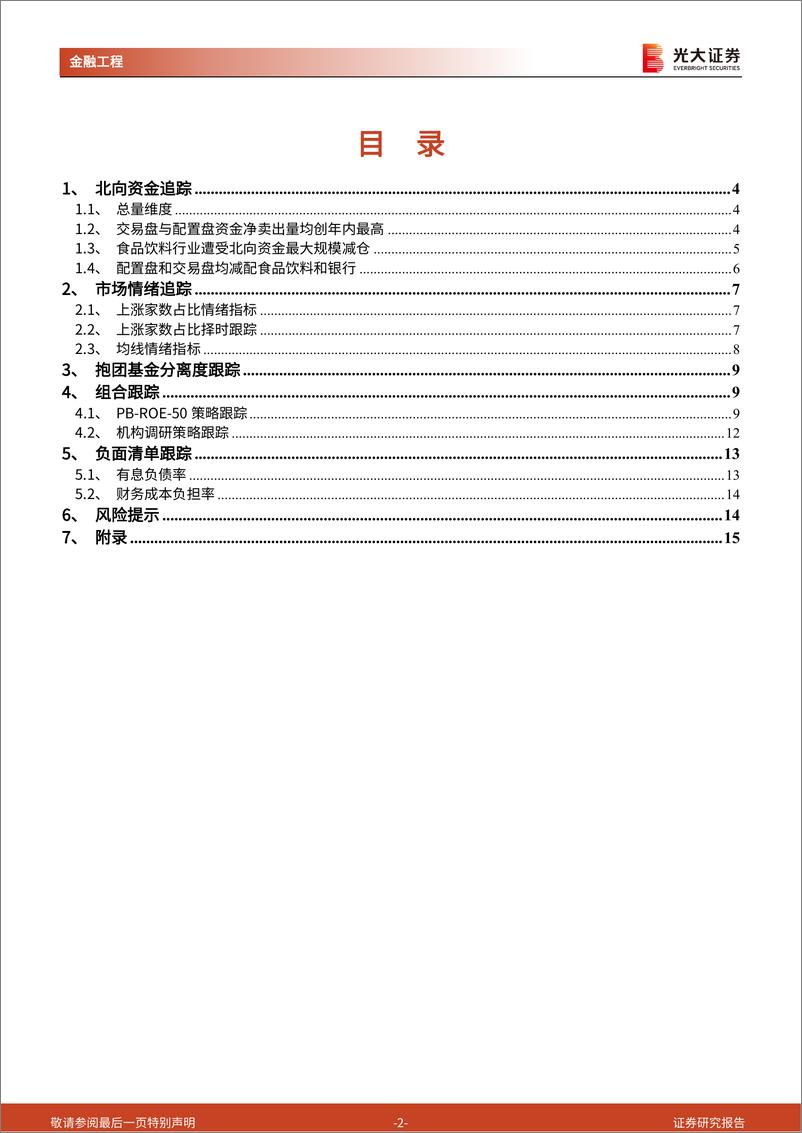 《金融工程量化月报：北向资金大幅净流出，市场情绪持续修复-20230904-光大证券-18页》 - 第3页预览图