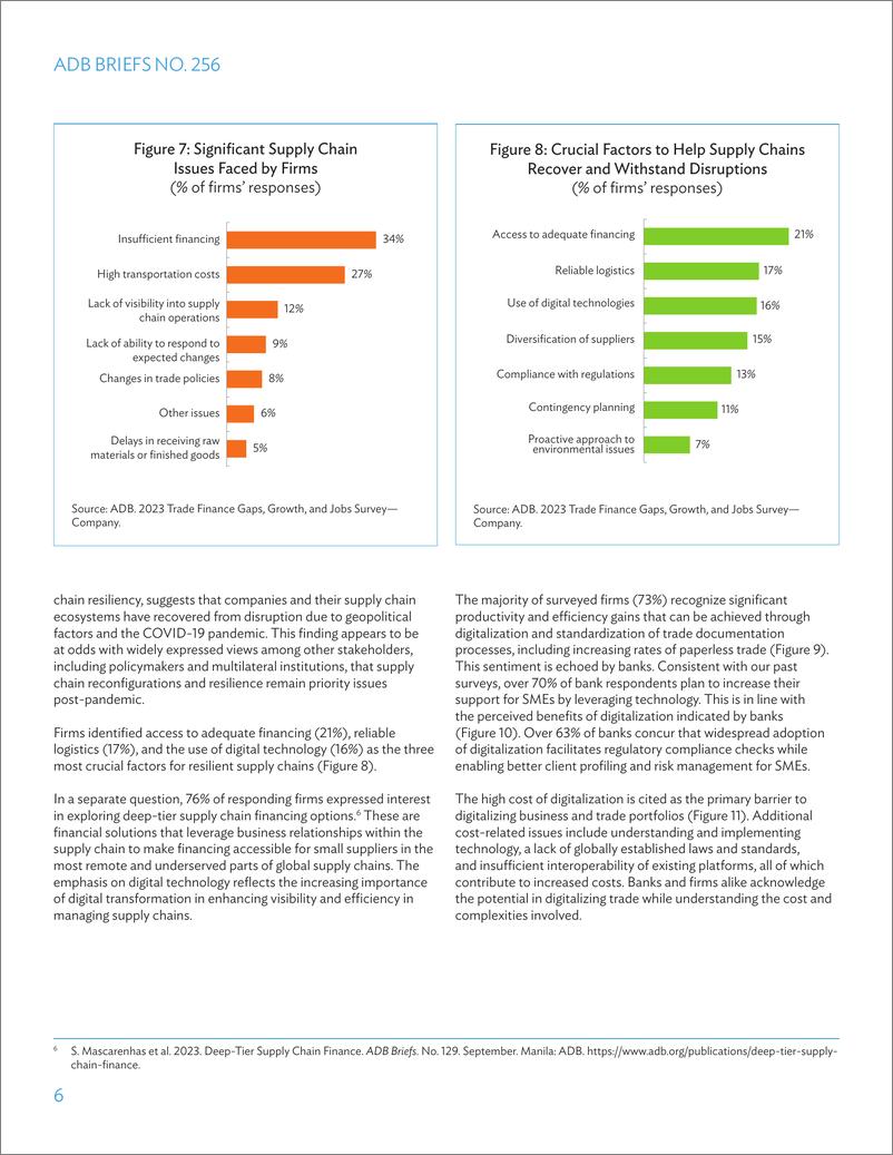 《ADB：2023年贸易融资缺口、增长和就业调查报告（英文）》 - 第6页预览图