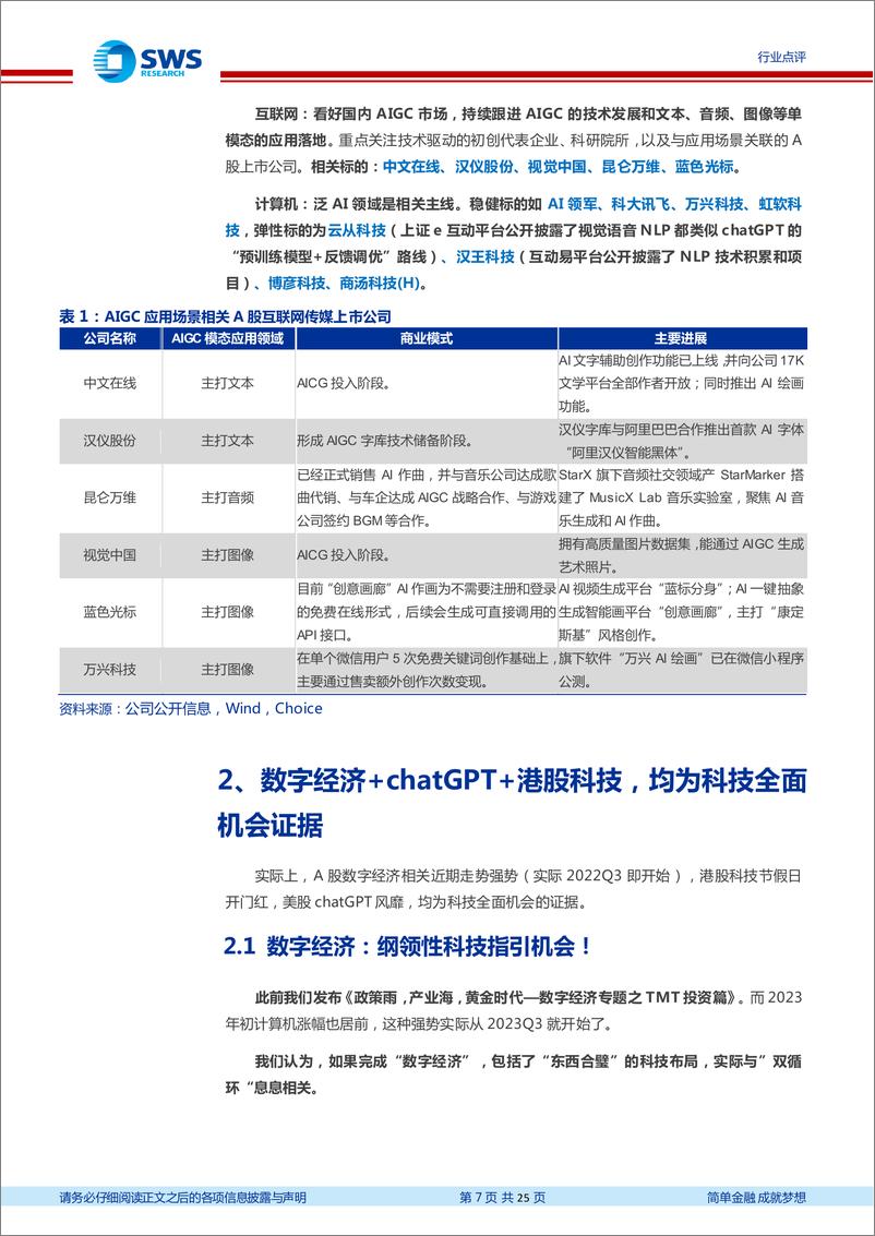 《【申万宏源】计算机行业周报：数字经济+chatGPT+港股科技，均预示科技全面机会！》 - 第8页预览图