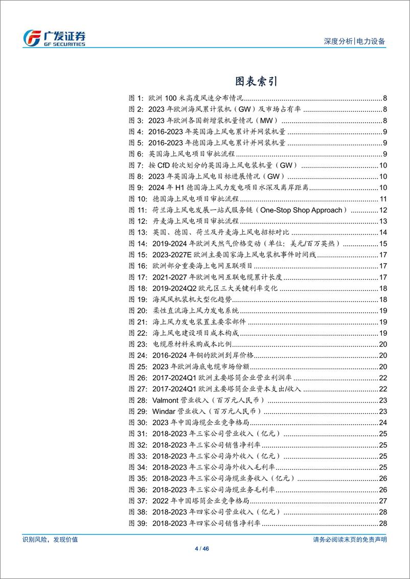 《风电行业“御风前行”系列深度三：欧洲海风风帆正劲，国产厂商得势启航-240903-广发证券-46页》 - 第4页预览图