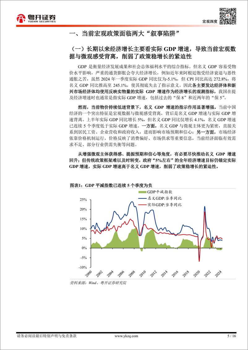 《【粤开宏观】当前宏观政策面临的两大“叙事陷阱”-240901-粤开证券-16页》 - 第5页预览图